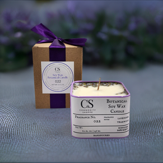 022 Botanical Soy Wax Candle | Lavender Woods
