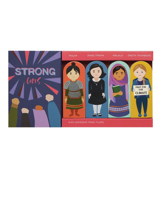 Strong Girls Adhesive Page Flags