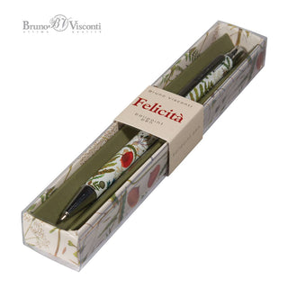 Bruno Visconti Felicita Greens and Flowers Ball Point Pen