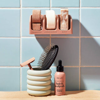 Kitsch Bottle-Free Beauty Self-draining Soap & Hair Bar Dish