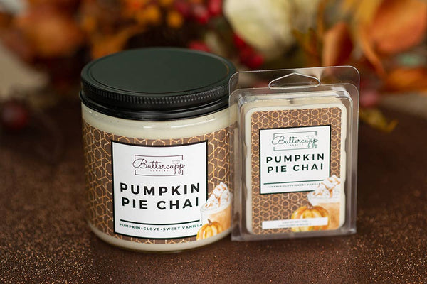 Pumpkin Pie Chai Soy Wax Candles & Melts
