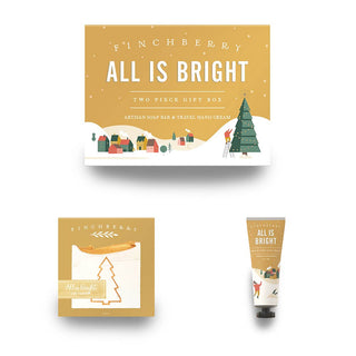 FinchBerry 2 Piece Holiday Gift Set | All is Bright