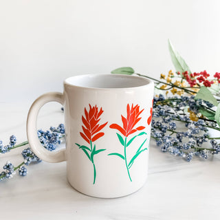 Prairie Fire Wildflower Mug  | Educate: Stop Saying Indian Paintbrush