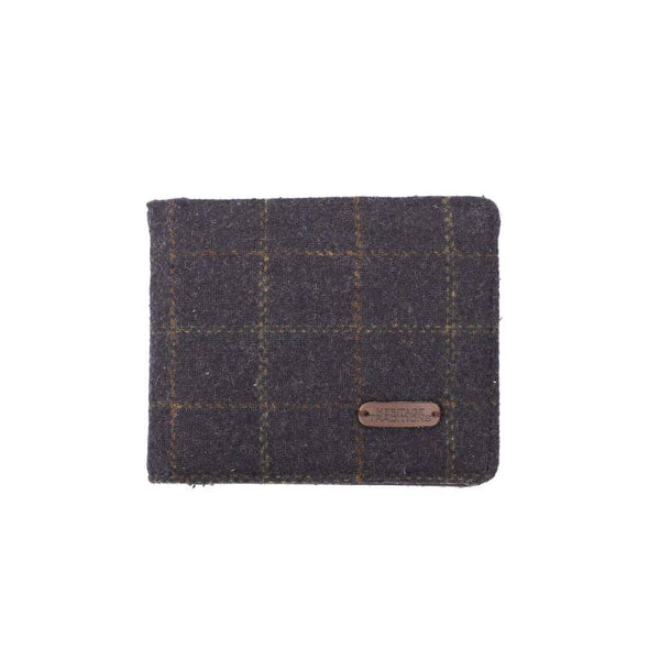 Tweed Bi-Fold Wallet from England
