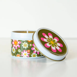 Groovy Flower Candle