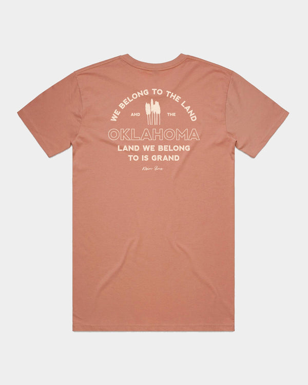 We Belong Tee to The Land T-shirt (Clay Color)