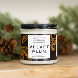 Velvet Plum Soy Candle in tin