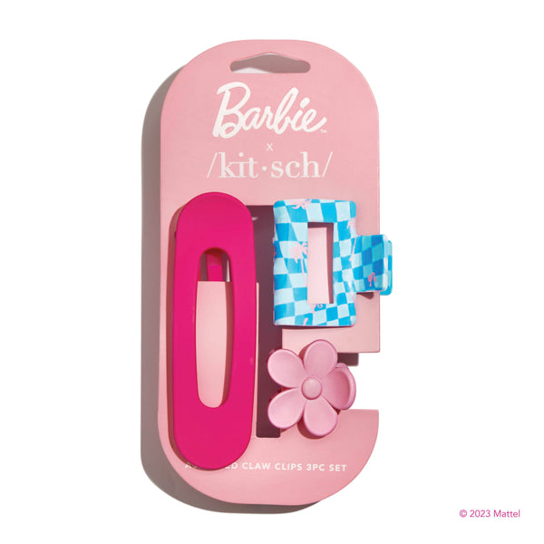 Barbie Claw Clip 3 Pc Set