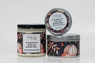 Pumpkin Apple Bonfire Soy Wax Candle