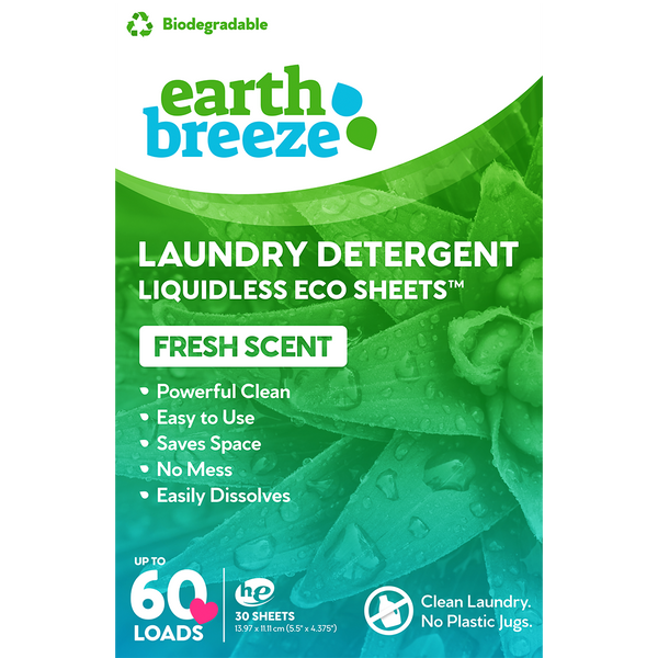 Earth Breeze - Zero-Waste Eco Sheets (Fresh Scent)