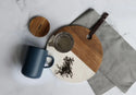 Teacup | Aegean Blue Stoneware with Infuser