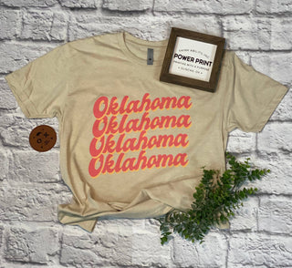 Oklahoma Retro Font Unisex T-shirt