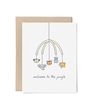 WELCOME TO THE JUNGLE GREETING CARD