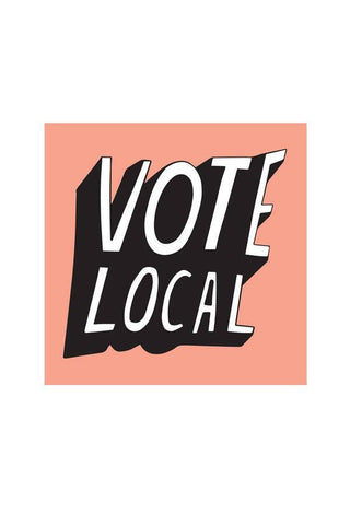 Vote Local Sticker