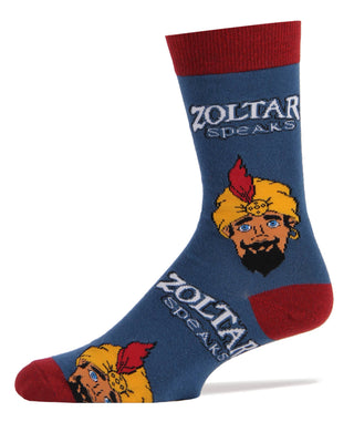 Zoltar Speaks Again | Men's Cotton Crew Socks