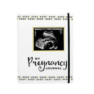 Pregnancy Journal, Black White & Gold