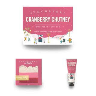 Finchberry 2 Piece Holiday Gift Set | Cranberry Chutney