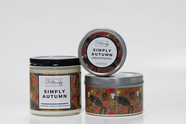 Simply Autumn Soy Wax Candle /  Melts