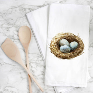 Robin's Egg in Nest Tea Towel