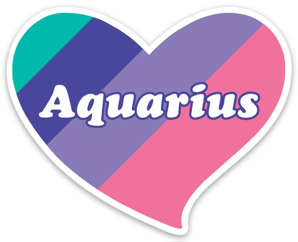Zodiac Sticker | Aquarius | January 20 - February 18