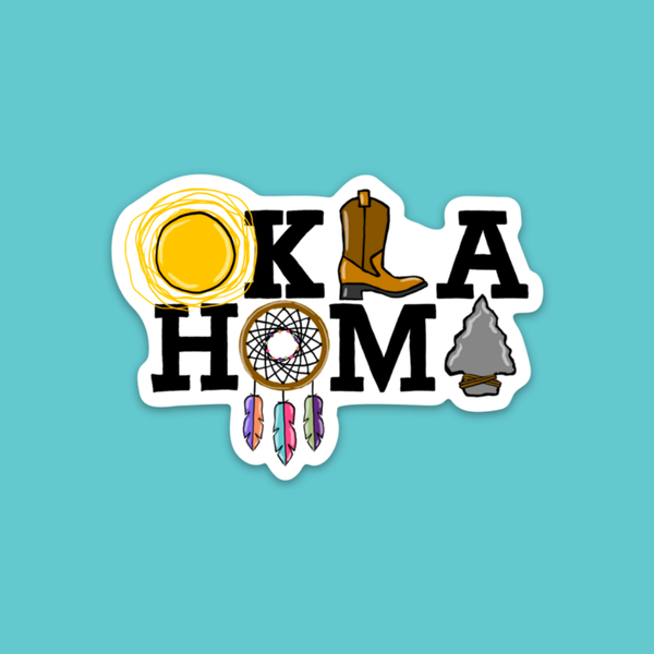 Oklahoma Icons  Sticker