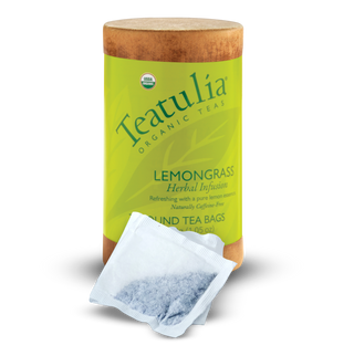 Lemongrass + Bay Leaf Herbal Tea 30ct Organic Eco-Canister
