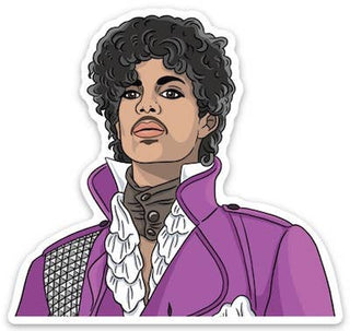 Prince Purple Reign Jacket Die Cut Sticker