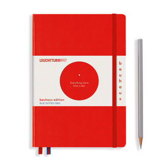 BAUHAUS EDITION HARDCOVER NOTEBOOK: RED COLOR