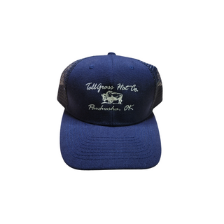 Buy navy-with-white-lettering Tall Grass Hat Co. Hat